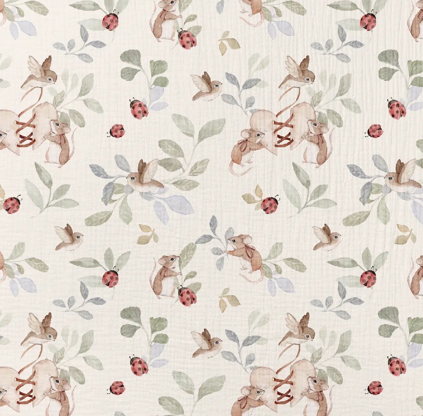 soft blanket muslin nursery mouse