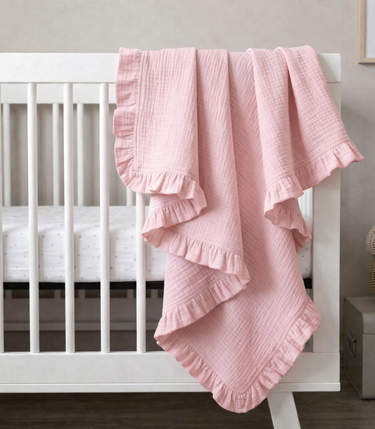 Blanket for baby muslin soft touch