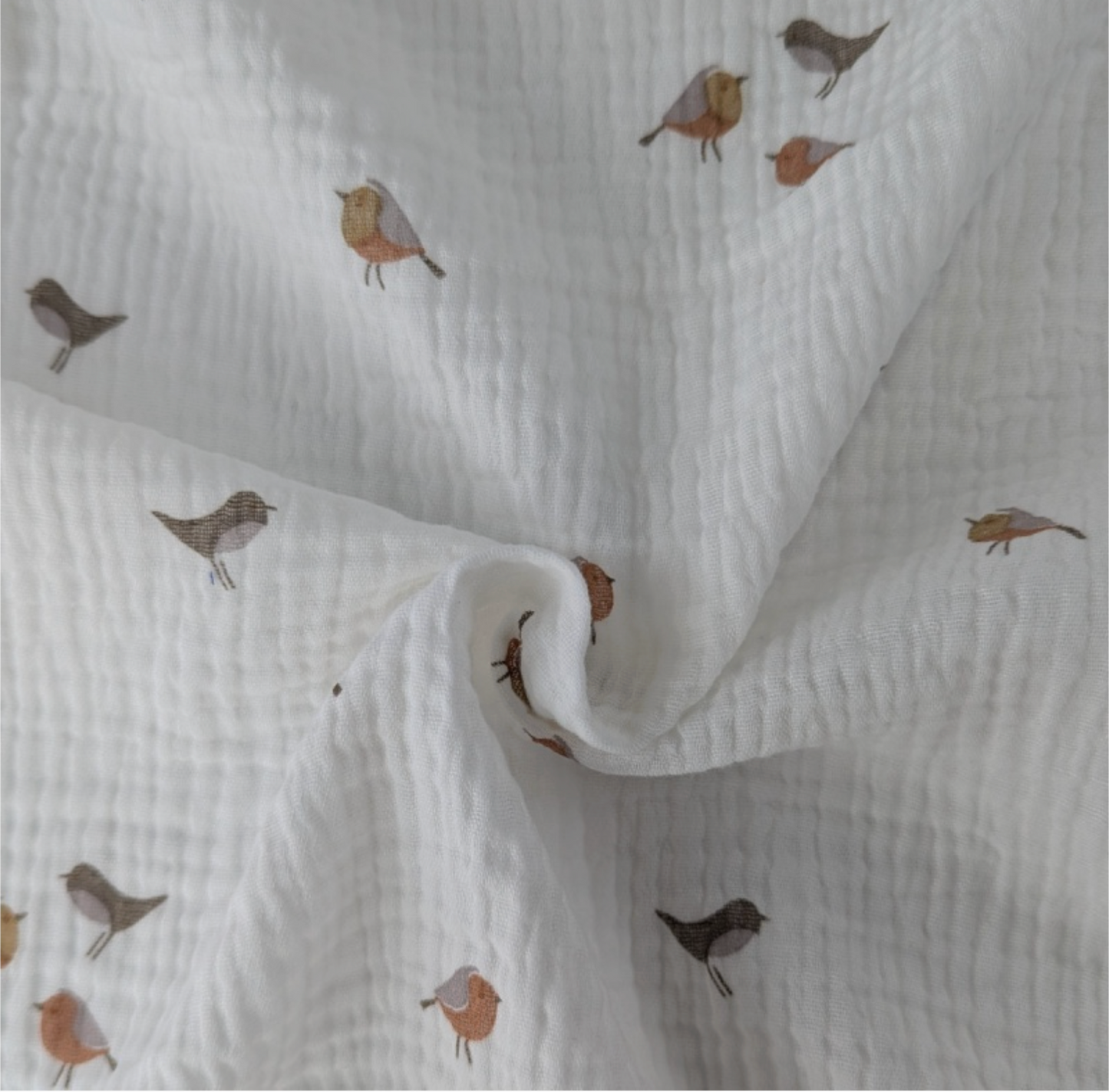 Muslin Blanket with birds
