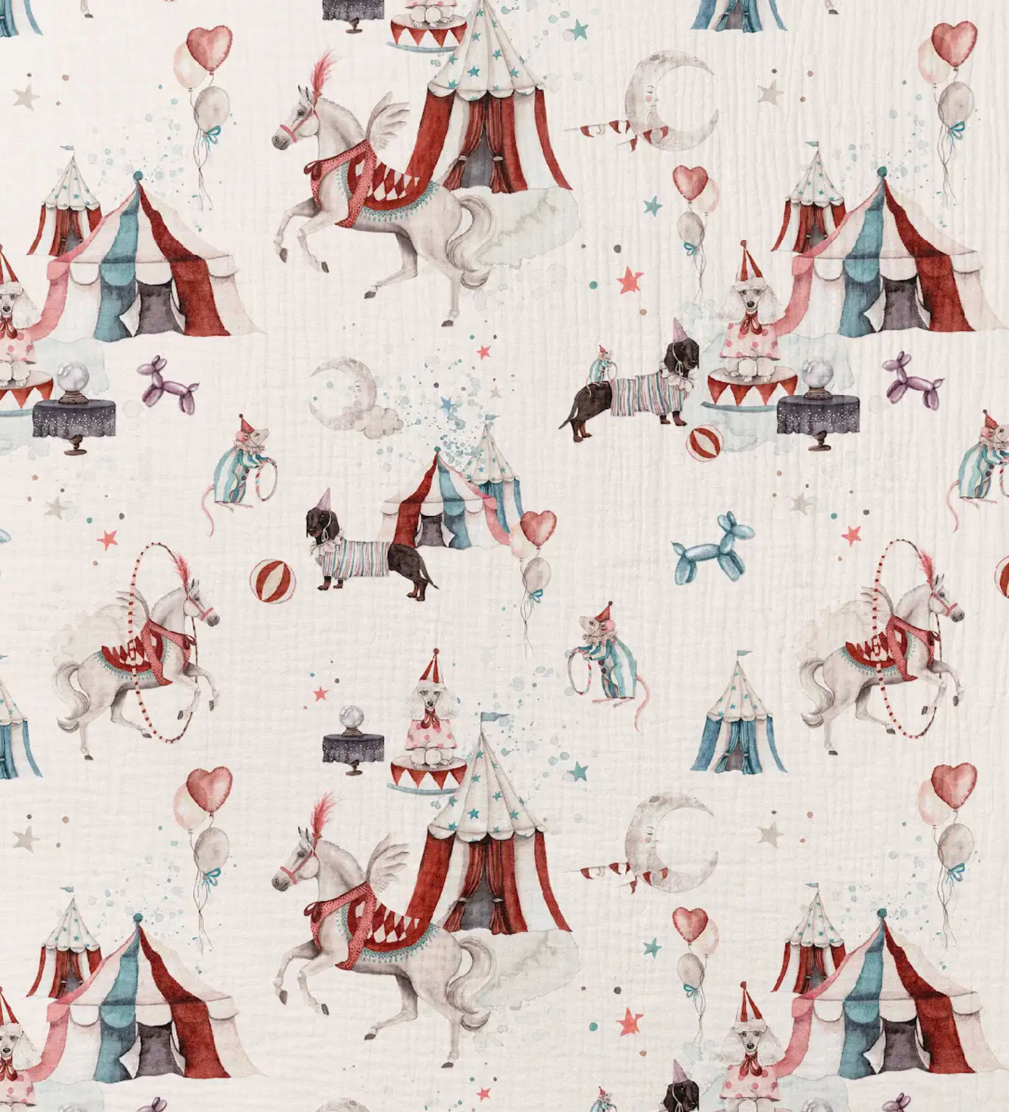 Blanket with circus