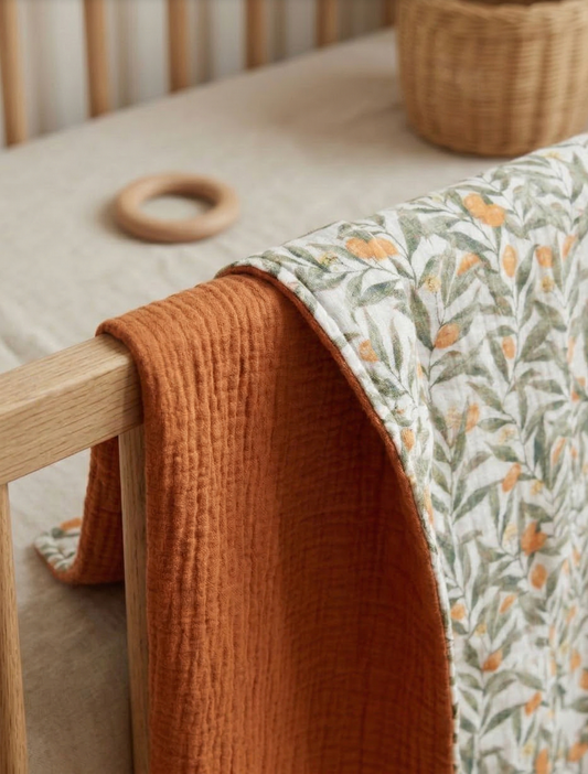 Muslin blanket baby